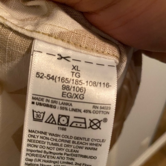 Gap Linen Cotton Resort Shirt - Picture 4 of 9